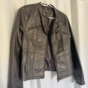 Faux Leather Jacket